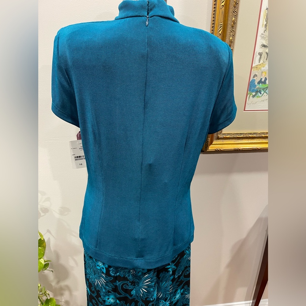 🆕Y2K David Warren ladies vintage 16-2piece skirt and top set-NWT-maxi skirt-moc - Picture 4 of 16